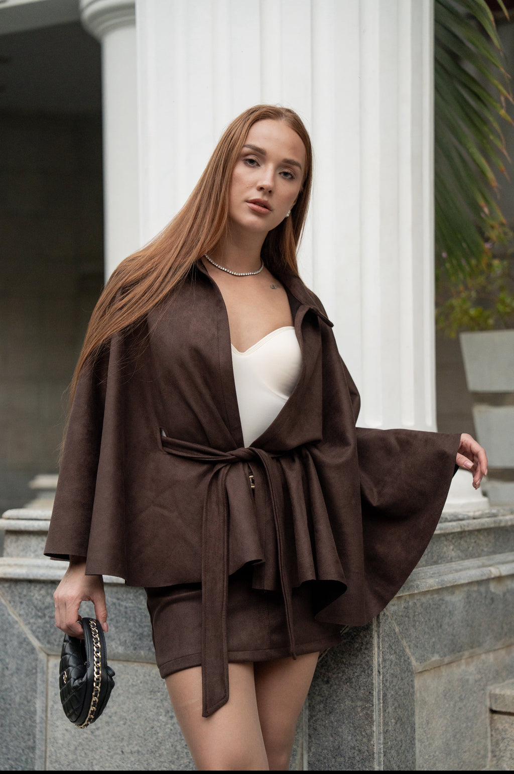 ISADORA DARK CAPE SET