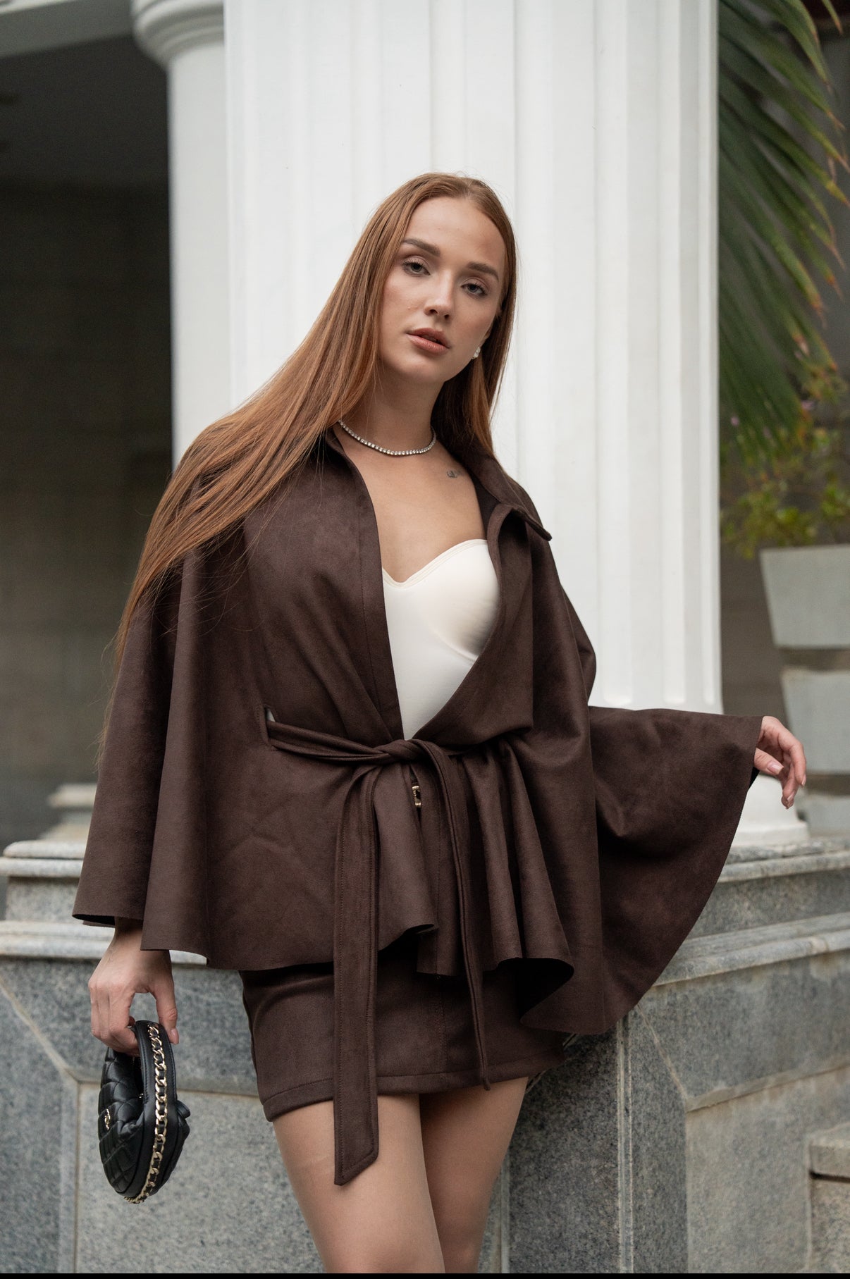 ISADORA DARK CAPE SET